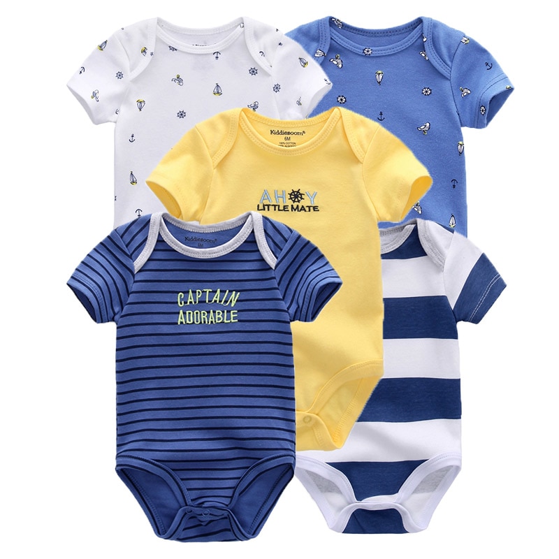 Baby Jumpsuit Daily Onesies Set (Set of 5)